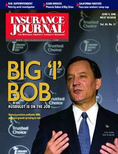 BIG 'I' BOB Rusbuldt is on the job